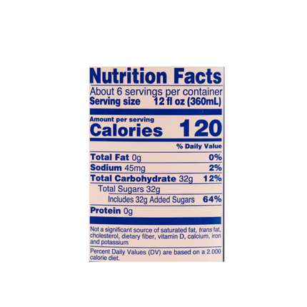 Couronne Fruit Champagne Soda 67.6fl oz / 2L