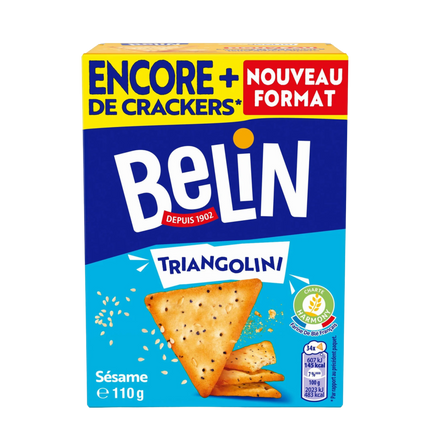 Belin Triangolini Crackers with Sesame Seeds 3.8oz / 110g