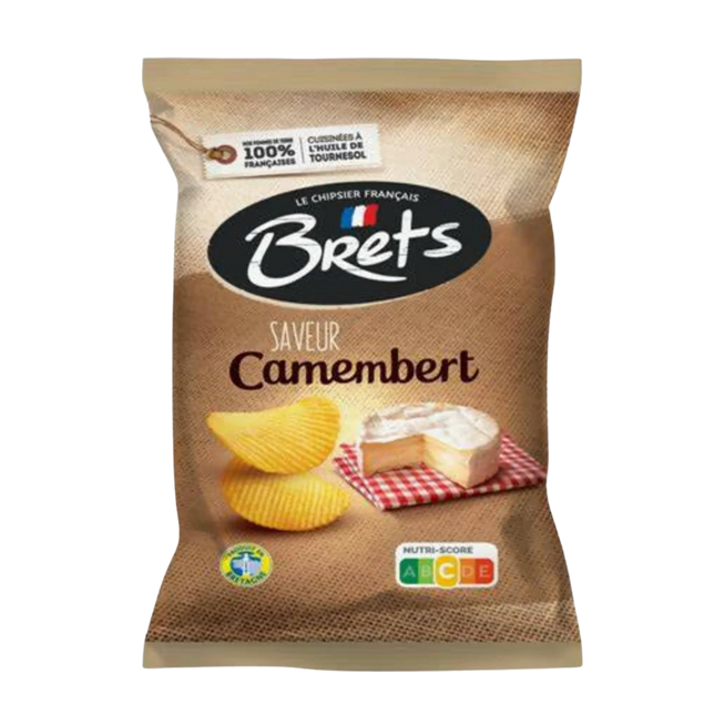Brets Potato Chips Camembert Cheese 4.4oz/ 125g  