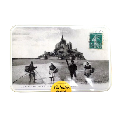 Maison Peltier Le Mont St Michel Biscuits (Vintage) (Galettes) 10.5oz / 300g