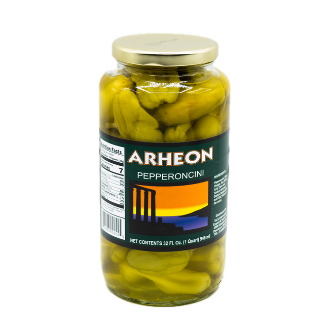 Arheon Whole Pepperoncini 32oz / 908g