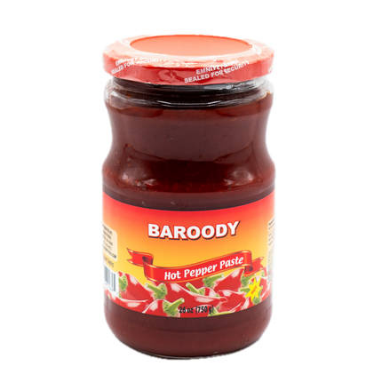 Baroody Hot Pepper Paste 26oz / 750g