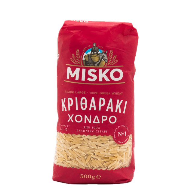 Misko Orzo Noodles Risoni Large 17.6oz / 500g