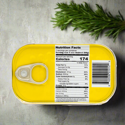 Alshark Moroccan Sardines in Oil 4.23oz / 120g