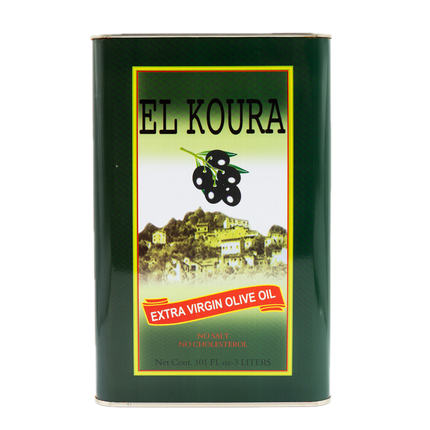El Koura Extra Virgin Olive Oil (Tin) 101fl oz / 3L
