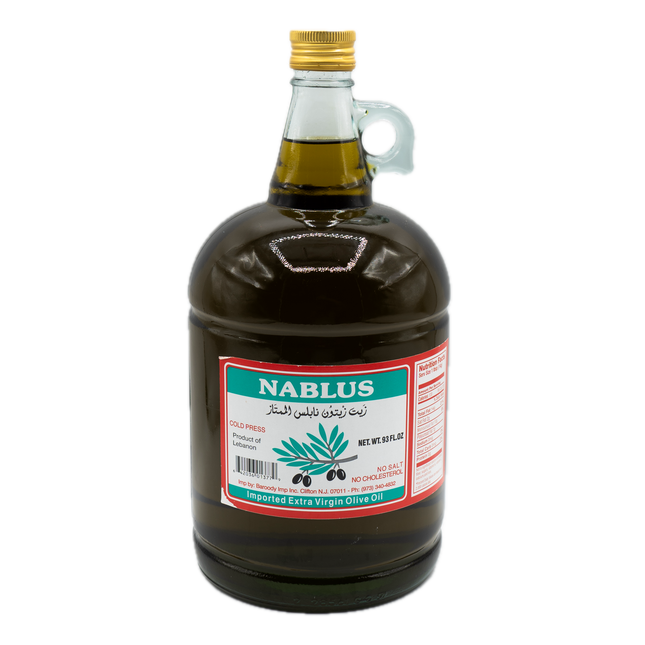 Nablus Extra Virgin Olive Oil Cold Press 93fl oz / 2.75L