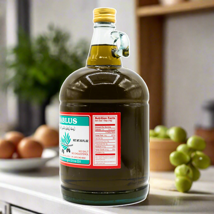 Nablus Extra Virgin Olive Oil Cold Press 93fl oz / 2.75L