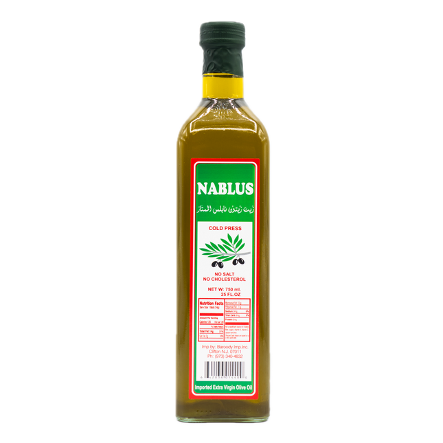 Nablus Extra Virgin Olive Oil Cold Press 25fl oz / 750ml