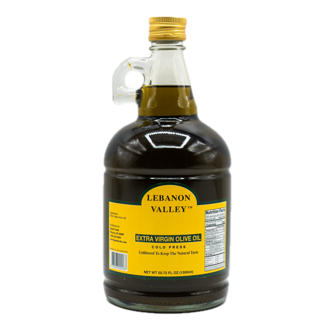 Lebanon Valley Extra Virgin Olive Oil Cold Press 50.72fl oz / 1.5L