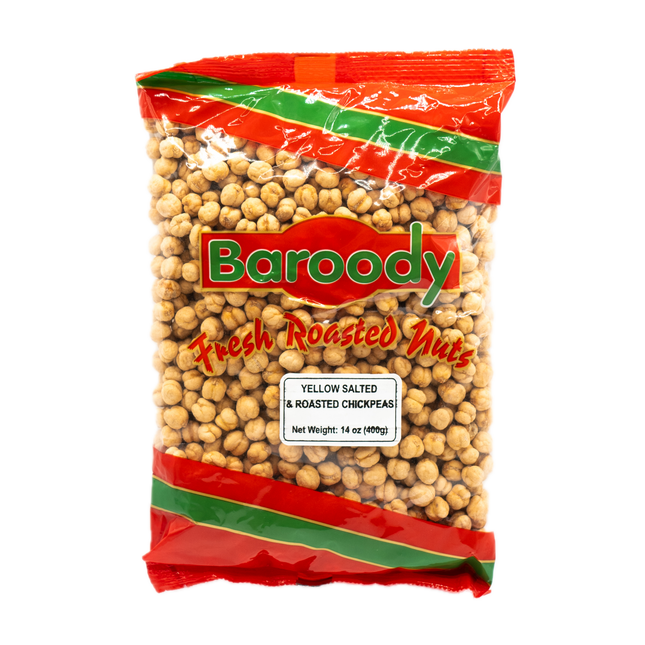 Baroody Yellow Salted & Roasted Chickpeas 14oz / 400g