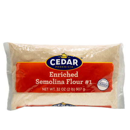 Cedar Enriched Semolina Flour #1 32oz / 907g