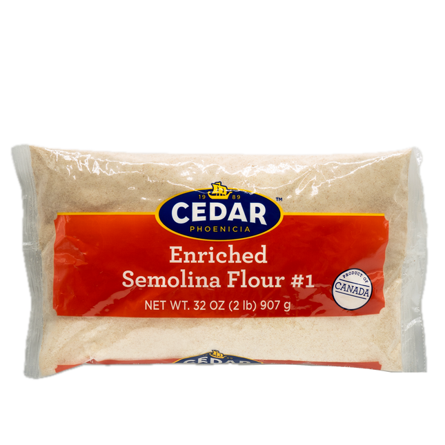 Cedar Enriched Semolina Flour #1 32oz / 907g