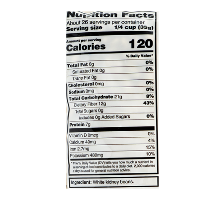 Cedar White Kidney Beans 32oz / 907g
