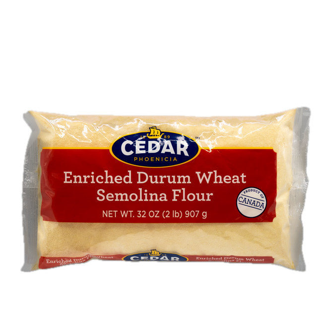 Cedar Enriched Durum Wheat Semolina Flour #1 32oz / 907g