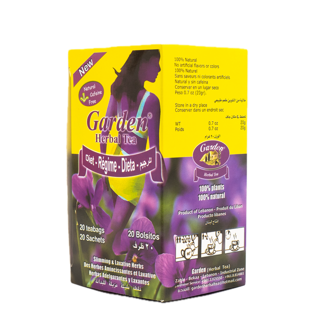 Garden Diet Tea, (20 Count) 0.7oz / 20g