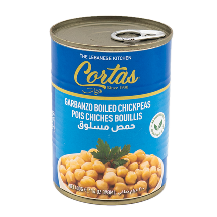 Cortas Garbanzo Boiled ChickPeas 14oz / 398g