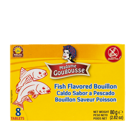 Madame Gougousse Fish Flavored Bouillon 10g (8 Count) 2.82oz / 80g