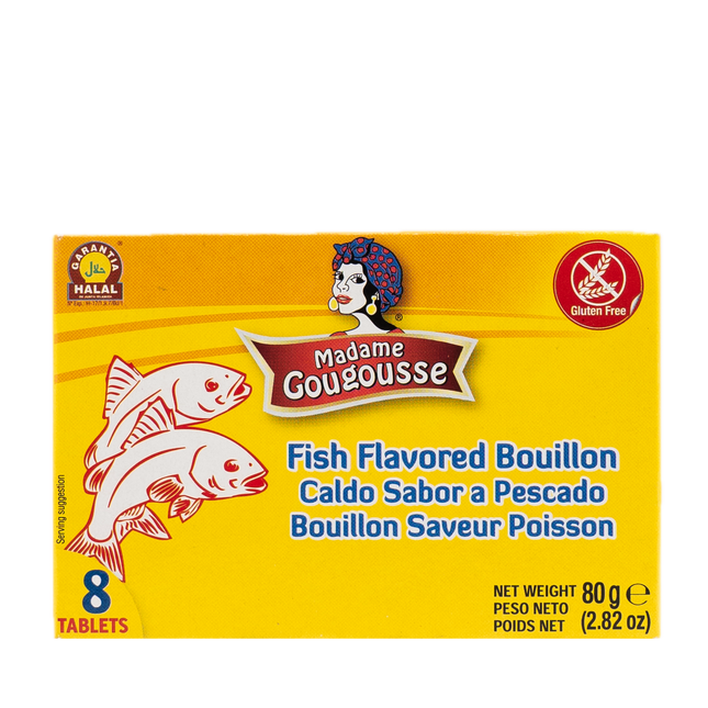 Madame Gougousse Fish Flavored Bouillon 10g (8 Count) 2.82oz / 80g