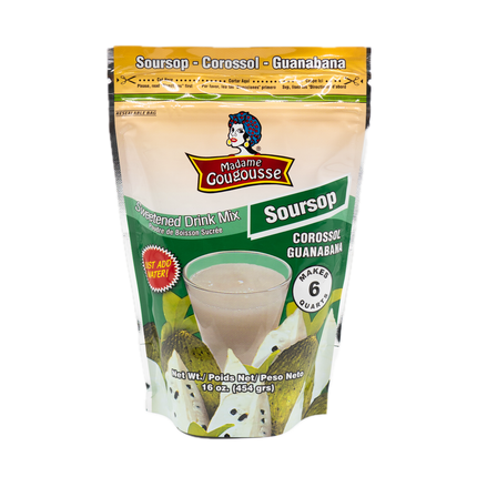 Madame Gougousse Soursop Powdered Drink Mix 16oz / 454g