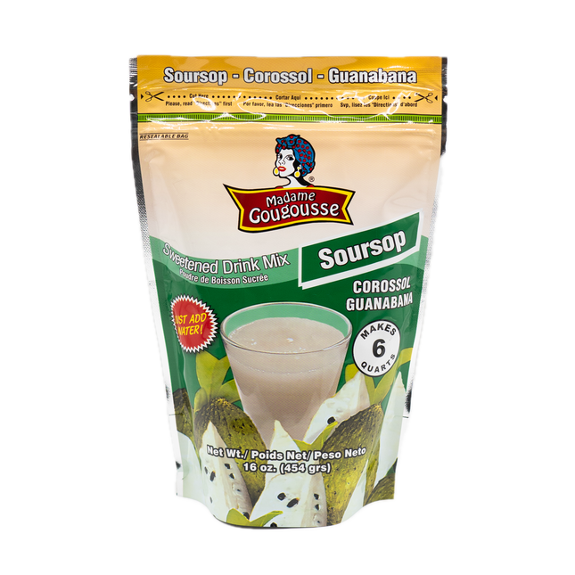 Madame Gougousse Soursop Powdered Drink Mix 16oz / 454g