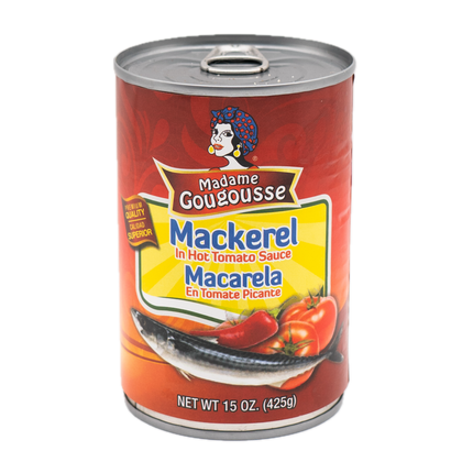 Madame Gougousse Mackerel in Hot Tomato Sauce 15oz / 425g