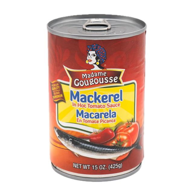 Madame Gougousse Mackerel in Hot Tomato Sauce 15oz / 425g