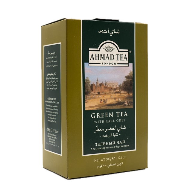 Ahmad Green Tea With Earl Grey Loose Leaf 17.65oz / 500g