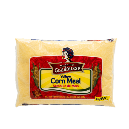 Madame Gougousse Yellow Corn Meal Fine 24oz / 680g