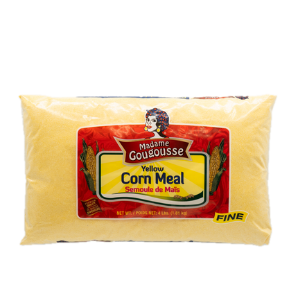 Madame Gougousse Yellow Corn Meal Fine 4lb / 1.81kg