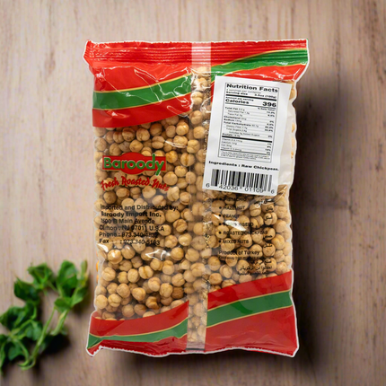 Baroody Yellow Roasted and Unsalted Chickpeas 14oz / 400g