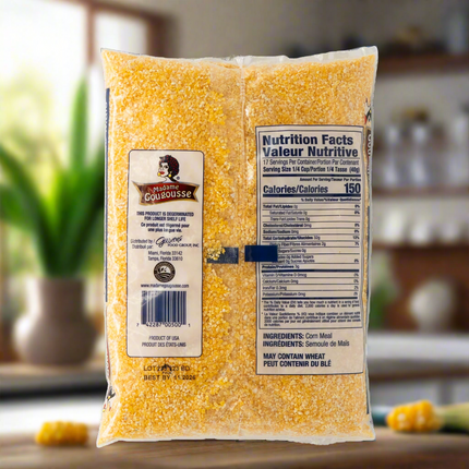 Madame Gougousse Yellow Corn Meal Coarse 24oz / 680g