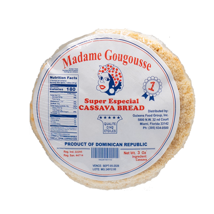 Madame Gougousse Cassava Bread 3oz / 85g