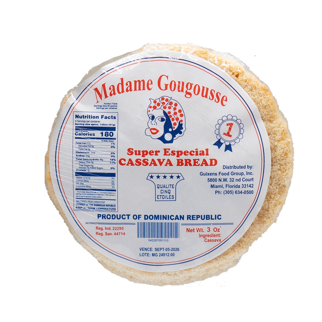 Madame Gougousse Cassava Bread 3oz / 85g