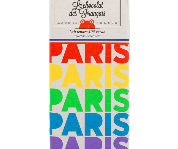 Le Chocolat des Français 41% Sweet Milk Chocolate Bar (Paris