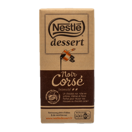 Nestlé Dessert Strong Dark Chocolate Bar (Corsé 65%) 7oz / 200g