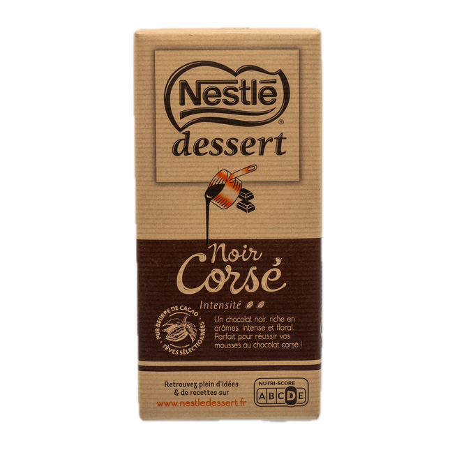 Nestlé Dessert Strong Dark Chocolate Bar (Corsé 65%) 7oz / 200g