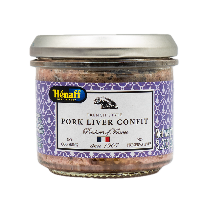 Hénaff Pork Liver Confit 3.2oz / 90g