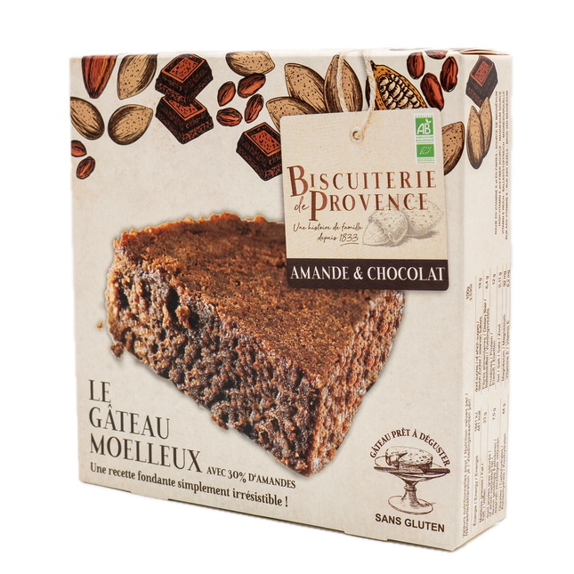 Biscuiterie de Provence Almond and Chocolate Cake 7.94oz / 225g