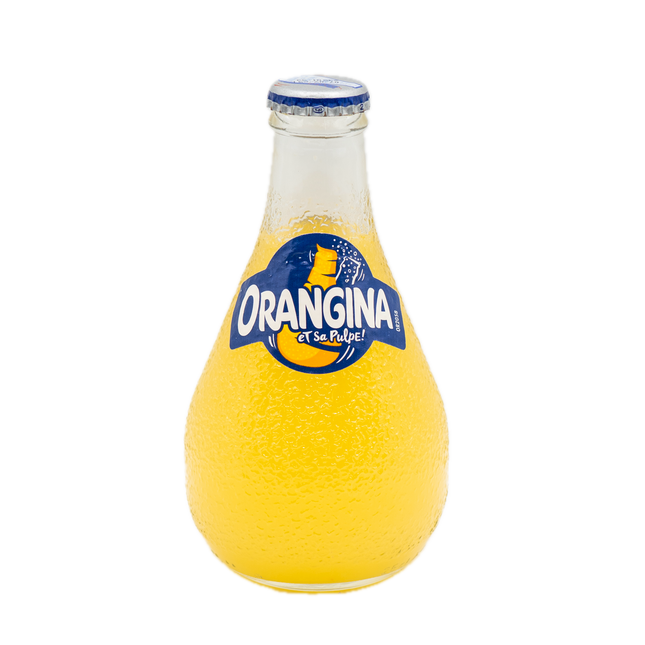 Orangina Sparkling Citrus 8.5fl oz / 250ml.