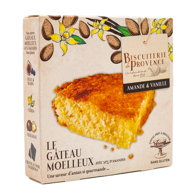 Biscuiterie de Provence Almond and Vanilla Cake 8.47oz / 240g