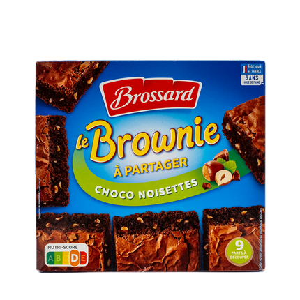 Brossard Chocolate Hazelnuts Brownie 10oz / 285g
