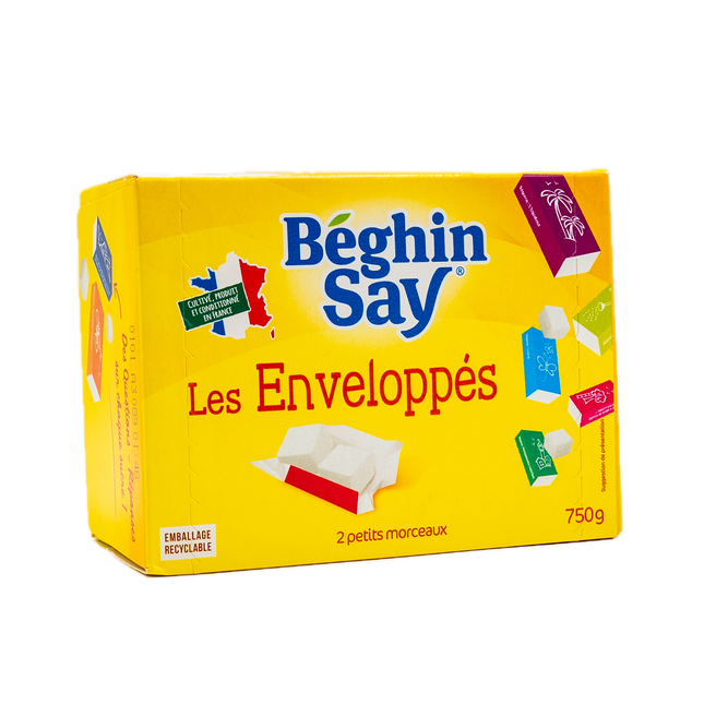 Béghin Say Sugar Cubes two Enveloped Pieces 1.7lb / 750g