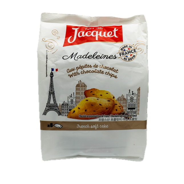 Jacquet Madeleines with Chocolate Chips 5.6oz / 160g