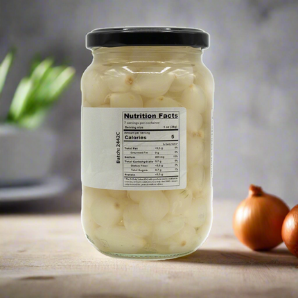 Vilux Silverskin Onions in Vinegar 6.7oz / 190g
