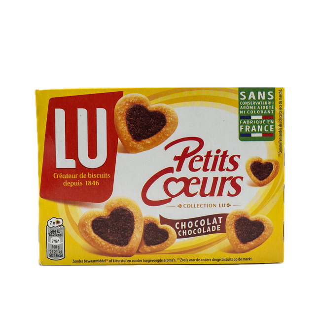 Lu Petits Coeurs Chocolate Biscuits 4.4oz / 125g