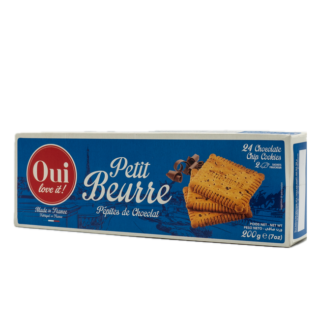 Oui Love It Butter Cookies with Chocolate Chips (Petit Beurre) 7oz / 200g