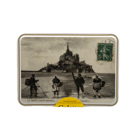 Maison Peltier French Butter Cookies Le Mont St Michel Vintage (Galettes) 5.25oz / 150g