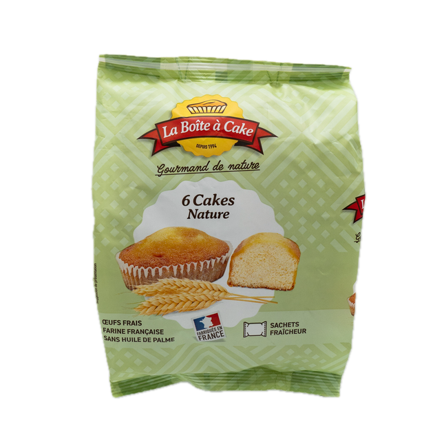 La Boite a Cake Plain Cakes (6 Count) 6.3oz / 180g