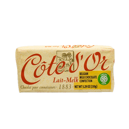 Côte d'Or Belgian Milk Chocolate Confection Connoisseur Bar 5.3oz / 150g