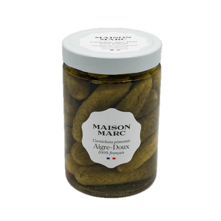 Maison Marc Sweet and Spicy Gherkin Pickles (Cornichons) 10.9oz / 310g